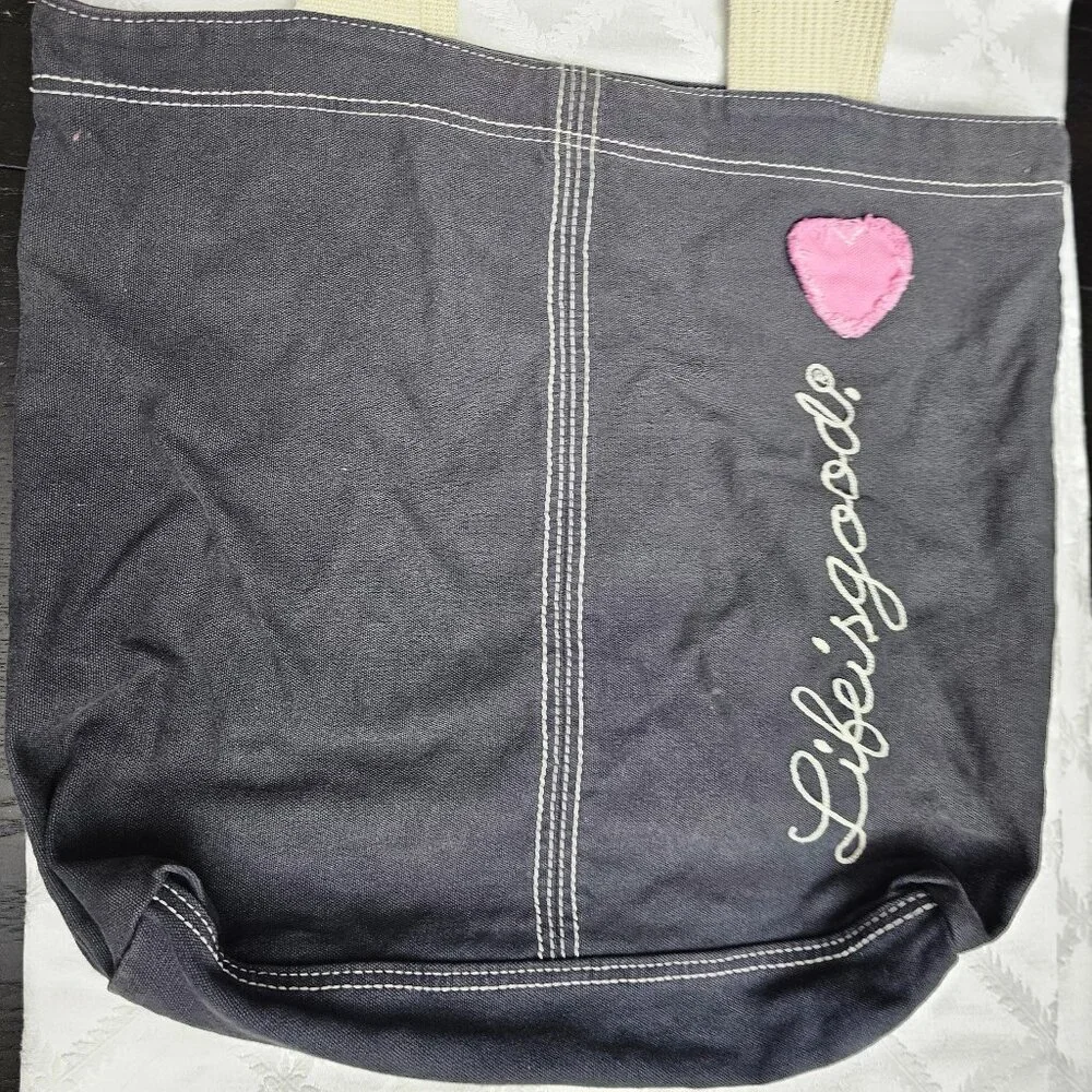 Life is Good Large Tote Bag! Great condition! - Picture 1 of 12